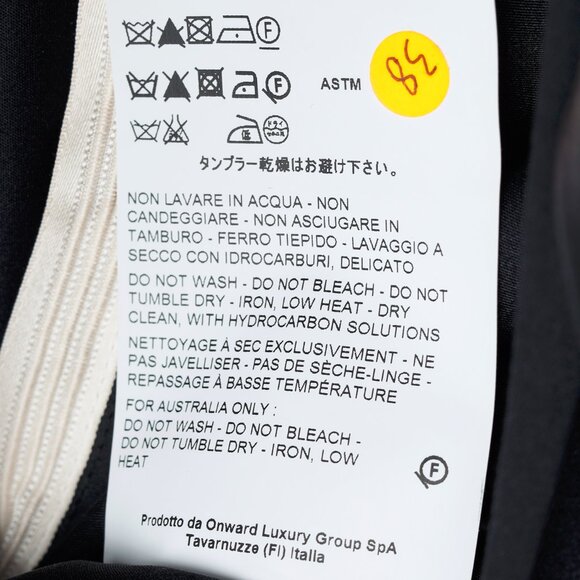 Rochas Black Silk Charmeuse Ruffle Evening Gown - Picture 10 of 10